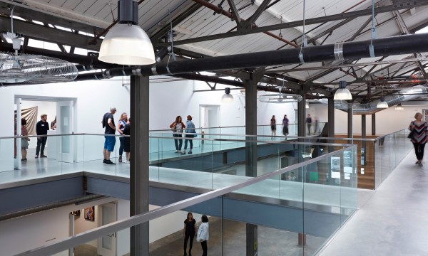 Jensen Architects converts San Francisco warehouse into arts centre with black and white facade