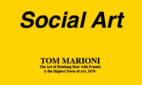 Book Launch & Artist Talk with Tom Marioni